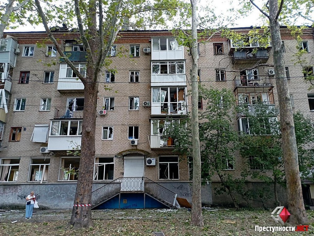 фото наслідків удару по Миколаєву в ніч на 20 липня