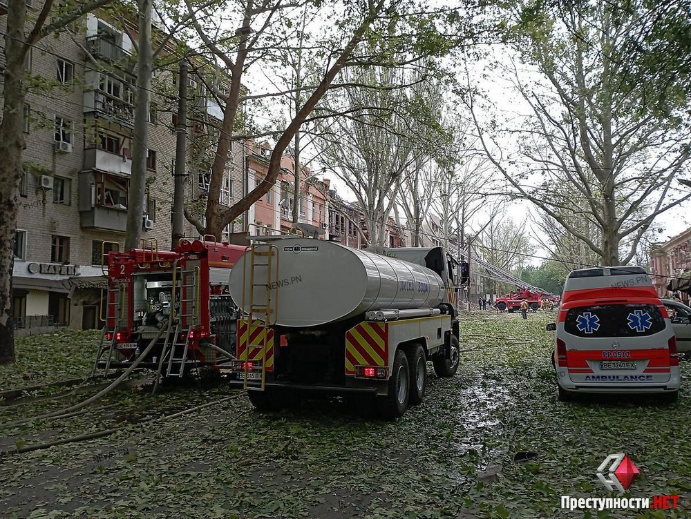 фото наслідків удару по Миколаєву в ніч на 20 липня