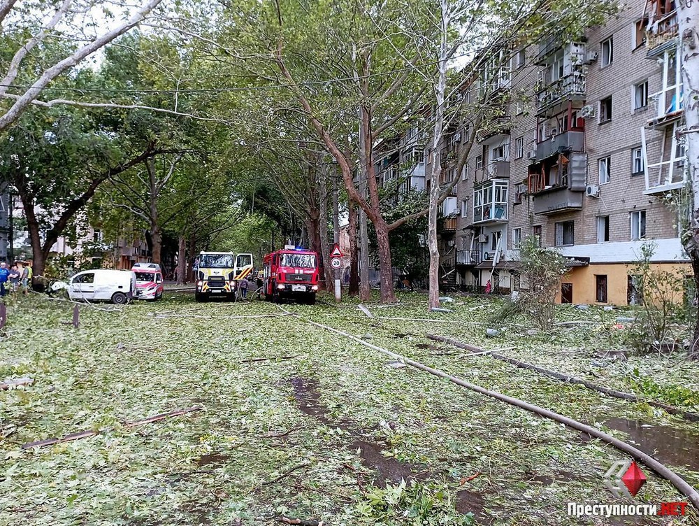 фото наслідків удару по Миколаєву в ніч на 20 липня