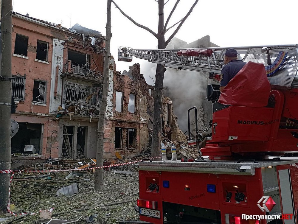 фото наслідків удару по Миколаєву в ніч на 20 липня