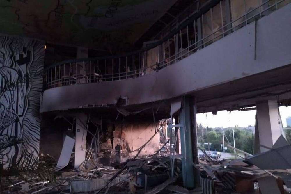 речник ОК Південь Владислав Назаров виклав фото ударів ворожих БПЛА по Ізмаїлу 1