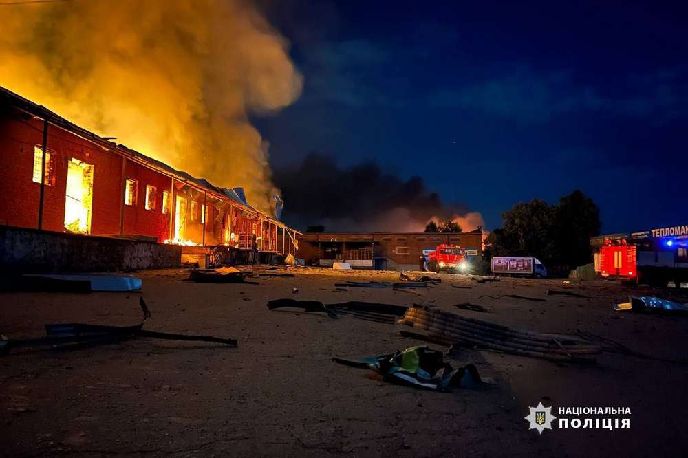 З’явилося відео наслідків удару по Умані 1 жовтня