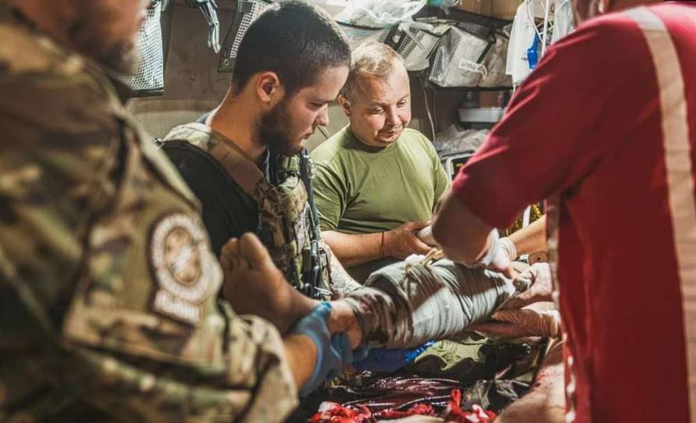 Стабілізаційний пункт на Донеччині. Фото Оксани Чорної