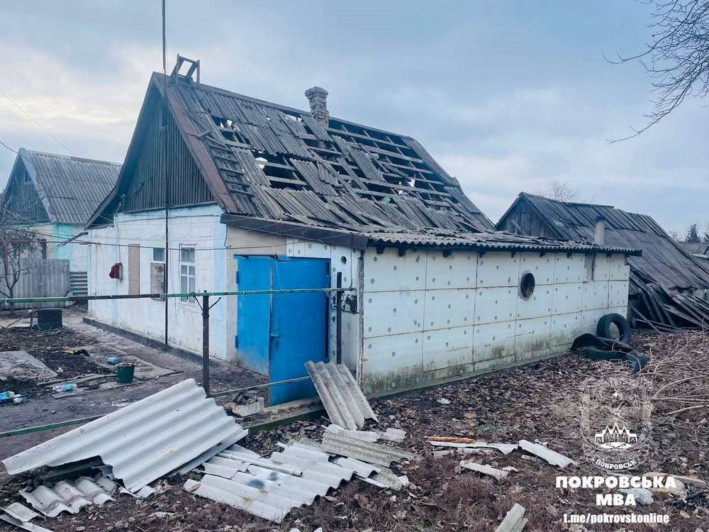 Наслідки обстрілів у Покровську