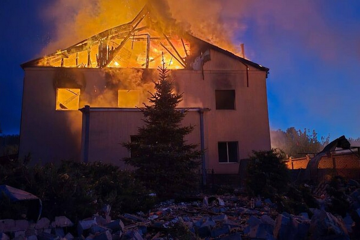 фото наслідків атаки на Харків