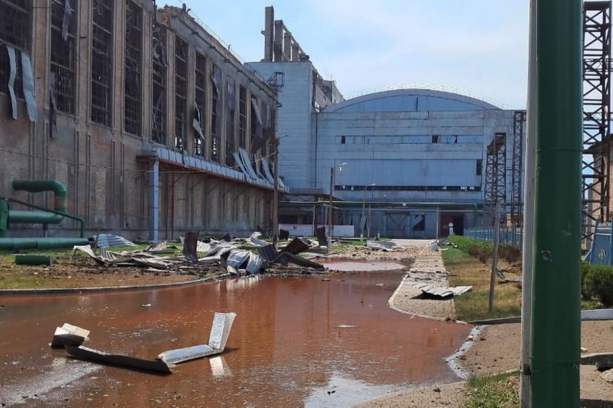 Окупанти завдали удару по Слов’янській ТЕС 5 травня – фото