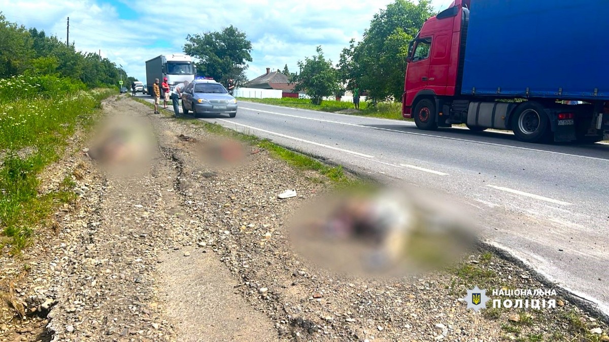 19-річний водій вантажівки вбив двох жінок-пішоходів під час ДТП на Прикарпатті