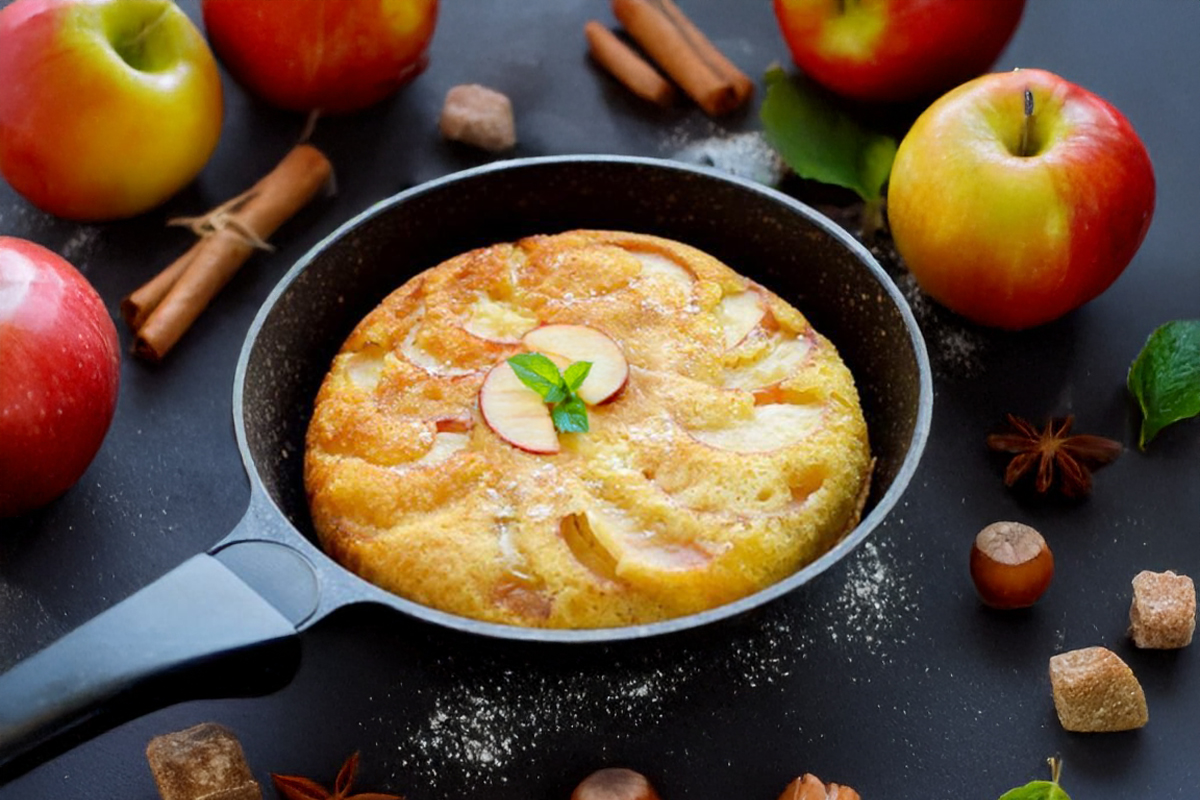Рецепт дня: шарлотка з яблуками
