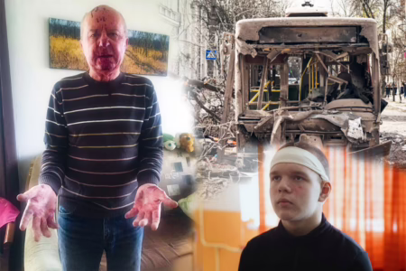 Тягнули двері з обох боків: як підліток і пенсіонер врятували людей з автобусу у Сумах 13 квітня