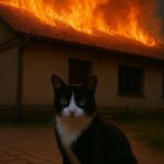 Кіт врятував родину під час пожежі на Львівщині