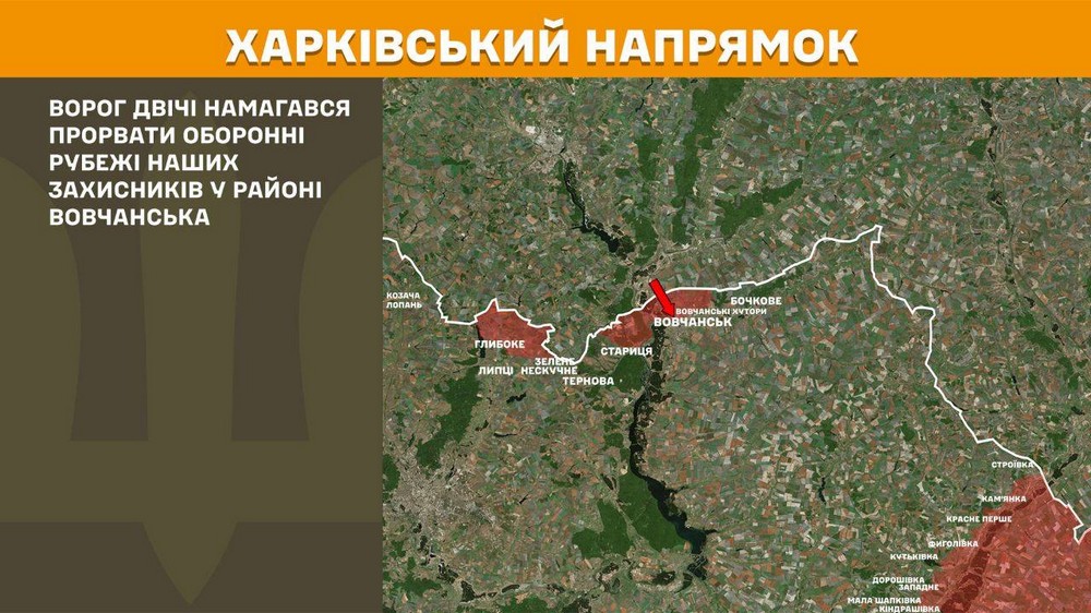Обстановка на фронті 1 травня: ворог просунувся у двох областях, кількість боєзіткнень дійшла майже до 200