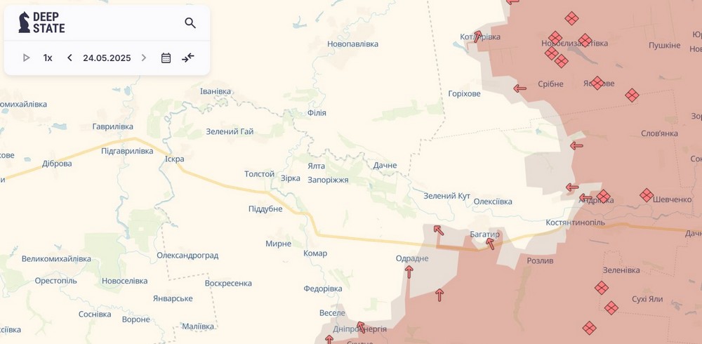 Обстановка на фронті 26 травня: ворог просунувся біля кордону з Дніпропетровщиною, втратив 1000 солдатів за добу