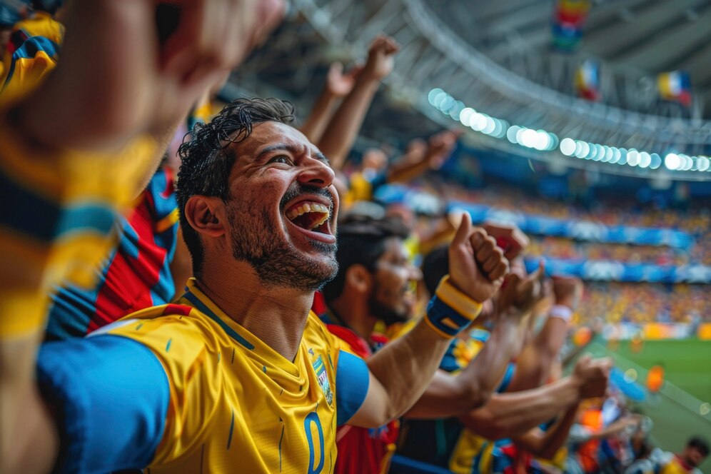 fans cheering soccer final argentina colombia 23 2151696176