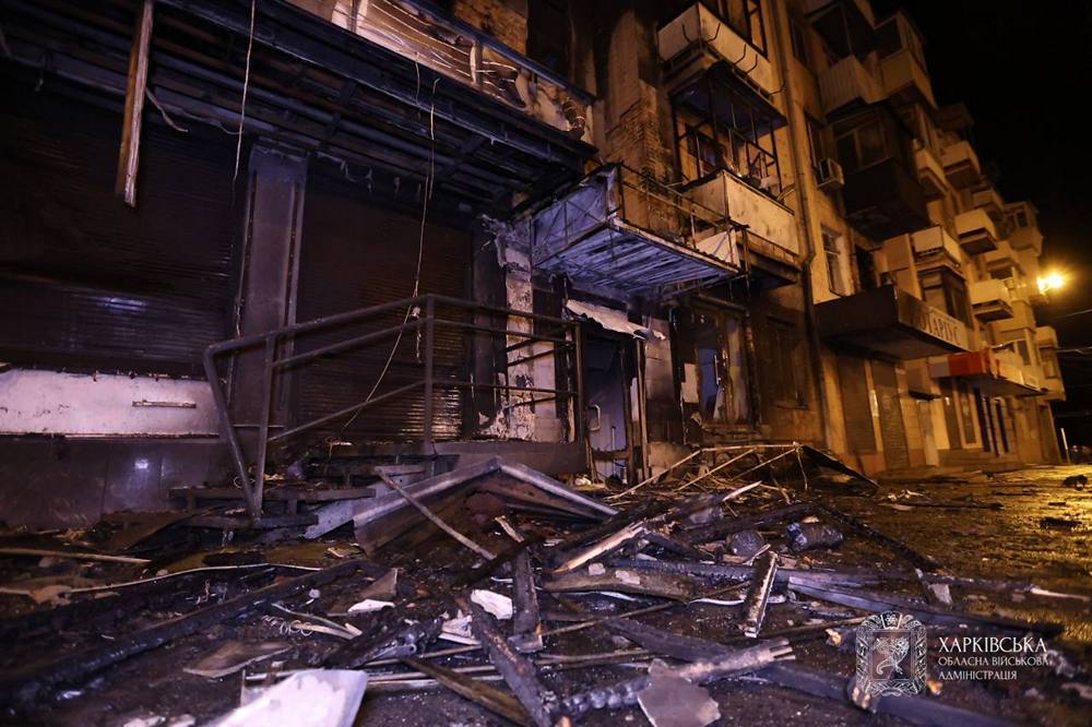 наслідки масованого удару по Харкову ввечері 2 травня
