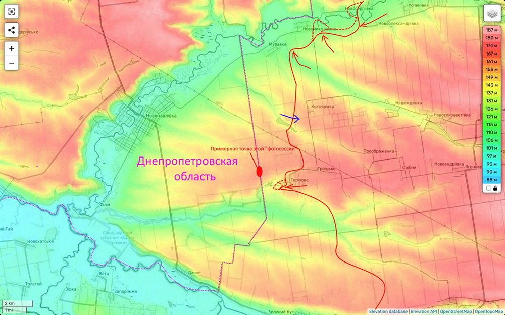 Вихід росіян на кордон Дніпропетровської області був лише піар-акцією – військовий блогер РФ
