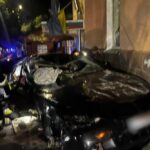 Після зіткнення вилетів з дороги і врізався в будинок: смертельна ДТП в центрі Запоріжжя (фото)