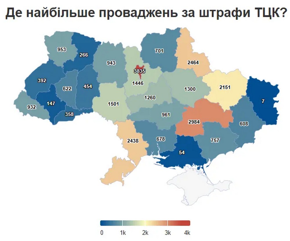 кого штрафують найчастіше