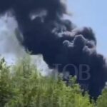 Склад із деталями для дронів спалахнув у Ростовській області (фото, відео)