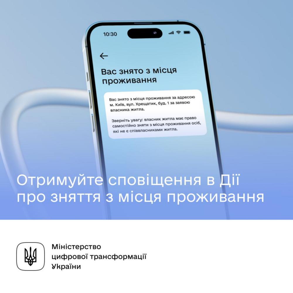Зняття з місця реєстрації у