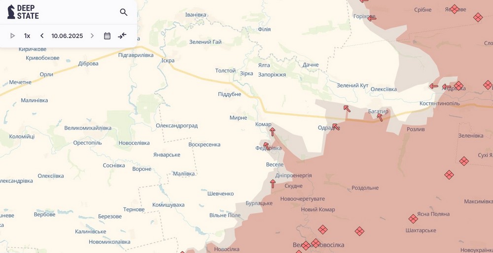 Обстановка на фронті 11 червня: ворог просунувся на чотирьох напрямках, кількість боєзіткнень зросла