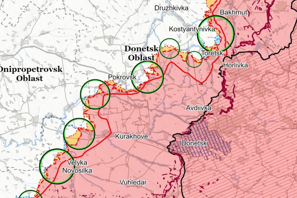 Вперше зайшли на територію Дніпропетровщини – NYT і ISW про російський наступ на сході 1 Вперше зайшли на територію Дніпропетровщини – NYT і ISW про російський наступ на сході