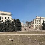 Не витримала другий удар – окупанти знищили Херсонську ОДА 5 червня (фото, відео)