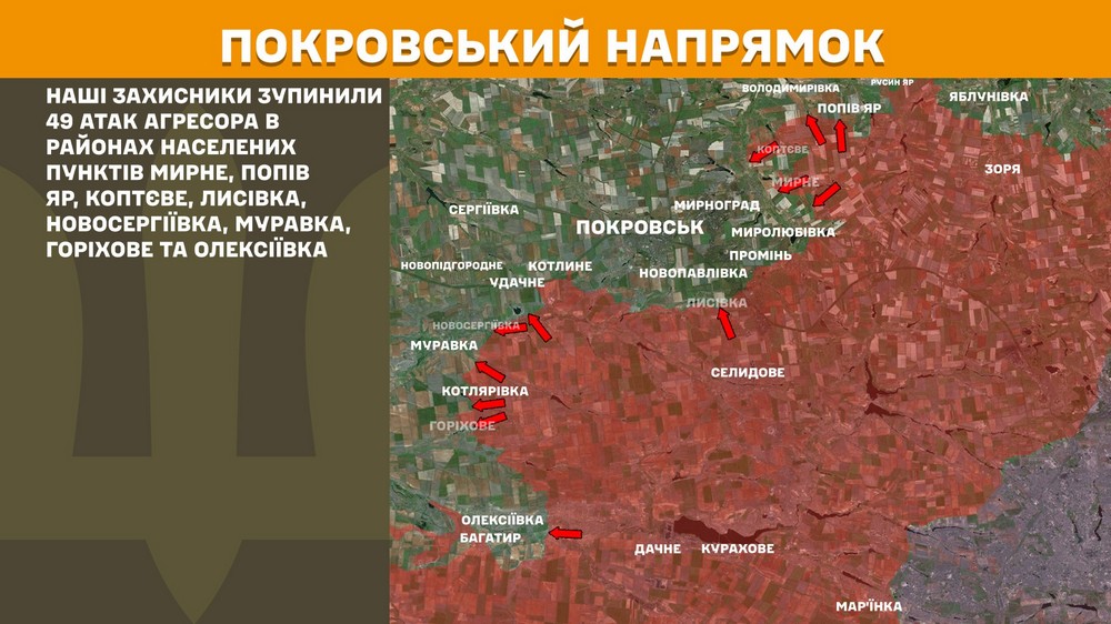 Обстановка на фронті 2 липня: ворог окупував Коптеве, просунувся ще на 7 ділянках, втратив 1110 солдатів за добута у Нікополі: відкрито вакансію у виконкомі