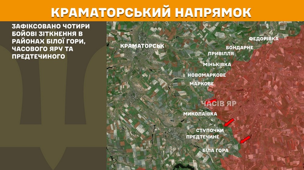 Обстановка на фронті 10 липня: ворог просунувся біля 5 населених пунктів, сталося 201 боєзіткнення