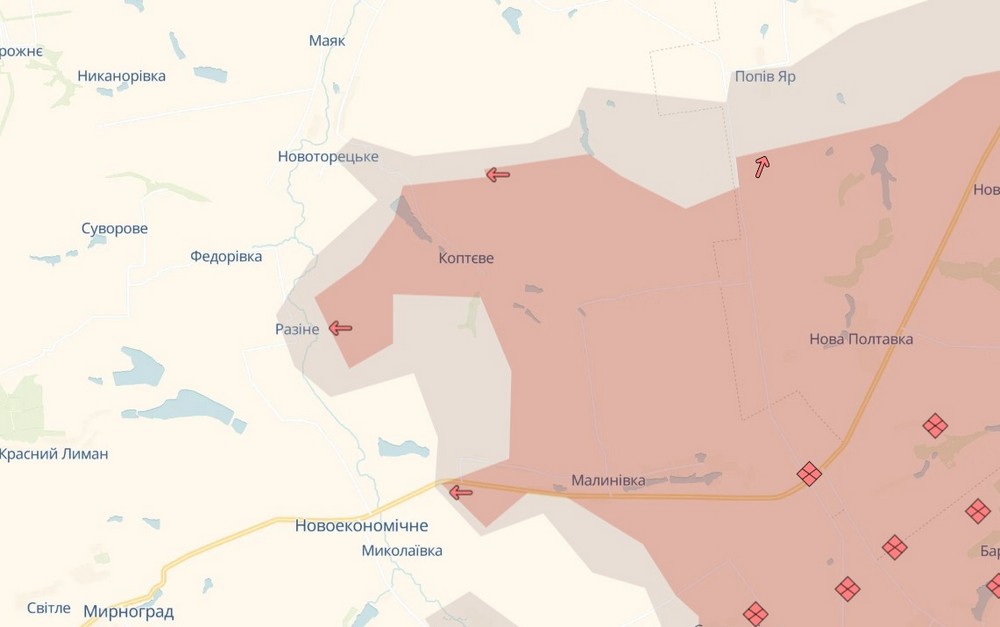 Обстановка на фронті 2 липня: ворог окупував Коптеве, просунувся ще на 7 ділянках, втратив 1110 солдатів за добута у Нікополі: відкрито вакансію у виконкомі