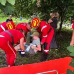 Ручка гальма на кермі пробила ногу: на Львівщині хлопчик травмувався, катаючись на велосипеді