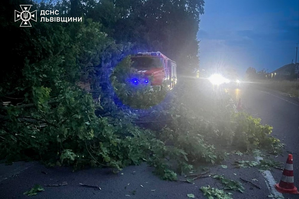 Фото наслідків негоди на заході України