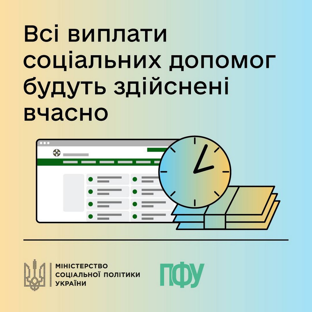 Державні соціальні виплати у липні – коли очікувати, розповіли у Мінсоцполітики