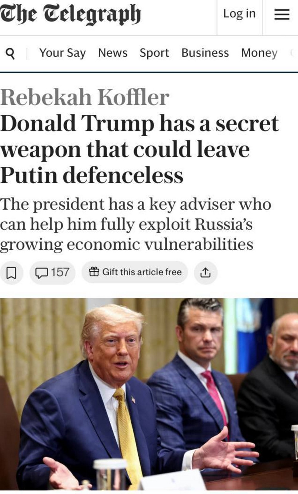 Трамп анонсував нове постачання зброї для України і заяву щодо Росії 14 липня
