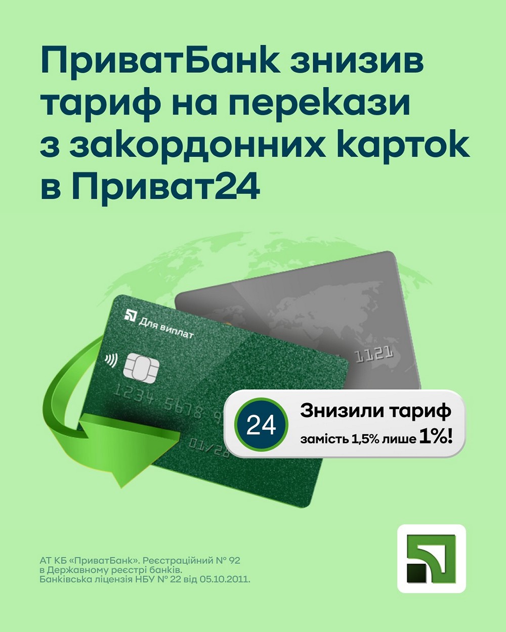 ПриватБанк змінив тариф на переказ коштів – подробиці