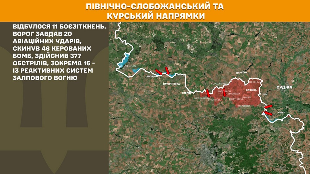 Обстановка на фронті 8 серпня: ворог просунувся біля адмінкордону Дніпропетровщини, на інших ділянках Донеччини і на Луганщині