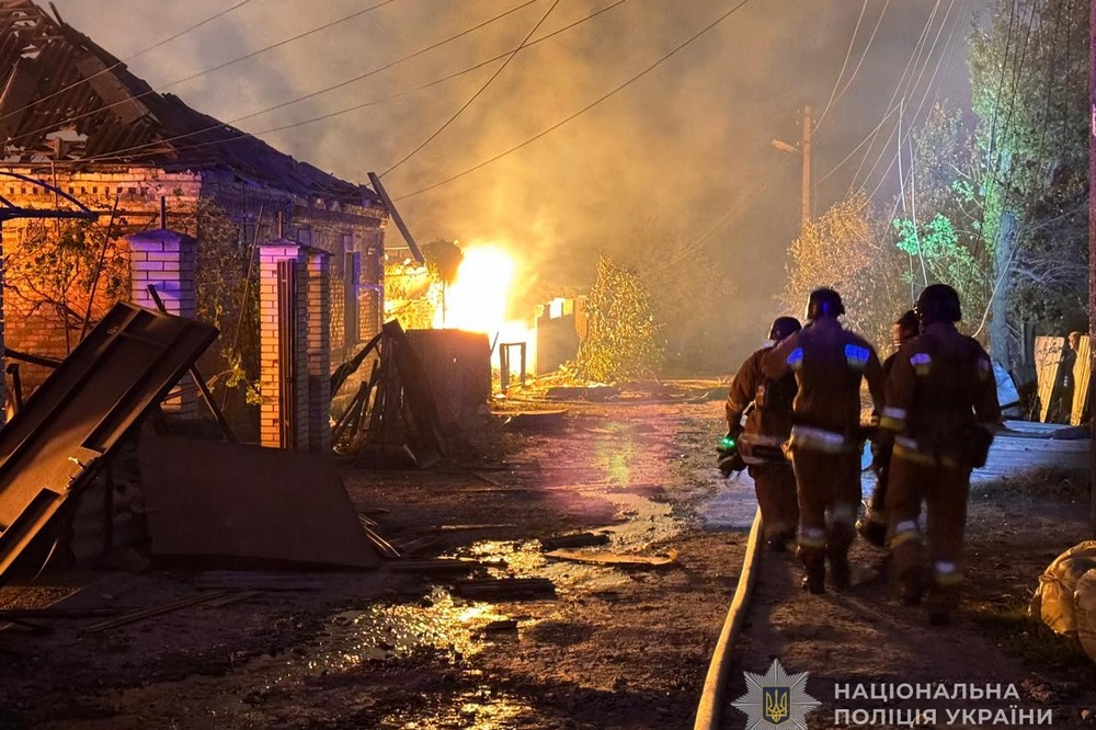 Фото наслідків атаки на Запоріжжя