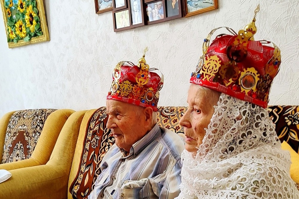 На Хмельниччині обвінчалася пара довгожителів (фото) 3