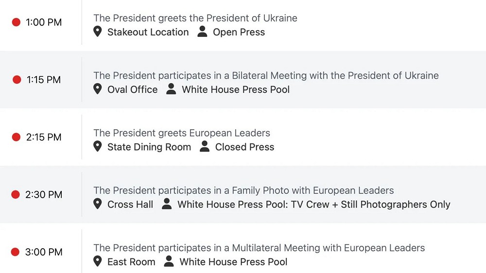 Зустріч Зеленського і Трампа сьогодні – коли відбудеться, час і розклад