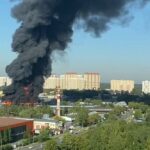 Потужна пожежа виникла під Москвою сьогодні – що відомо (відео)