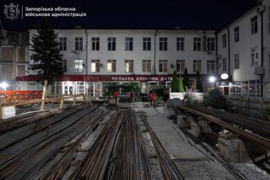 У прифронтовому Запоріжжі будують новий хірургічний корпус обласної дитячої лікарні (фото)