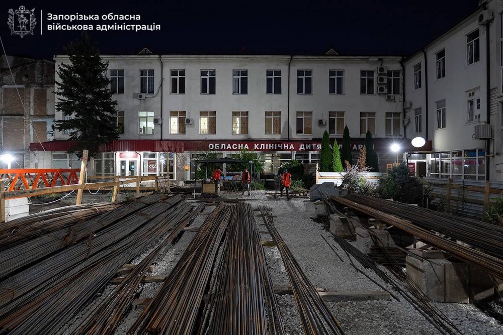 У прифронтовому Запоріжжі будують новий хірургічний корпус