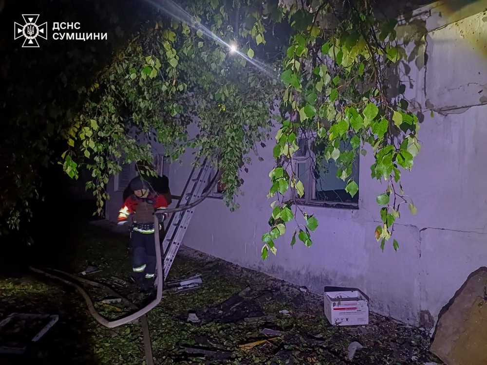 Фото наслідків атаки на Сумщину