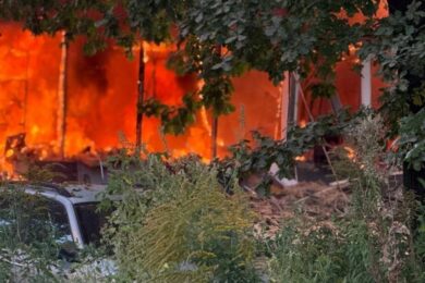 Нічна повітряна атака 12 вересня: є загиблий, виникли пожежі – все, що відомо