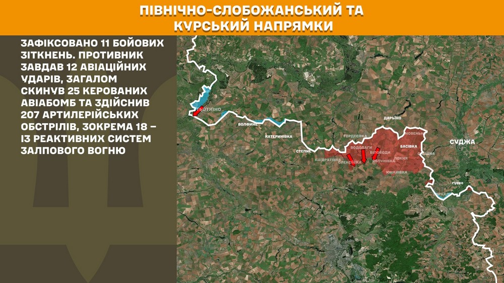 На Північно-Слобожанському та Курському напрямках