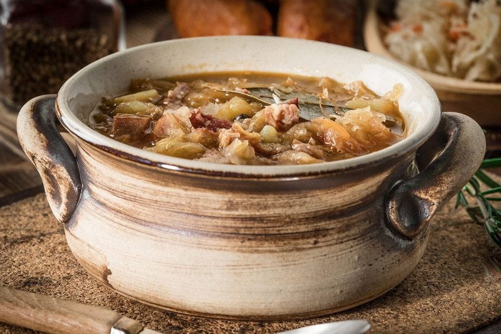 Капустяний суп із квасолею Капустяний суп із квасолею