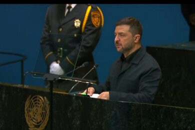 «Зупинити росію зараз дешевше, ніж захищати кожен порт» – головне з промови Зеленського на Генасамблеї ООН 24 вересня