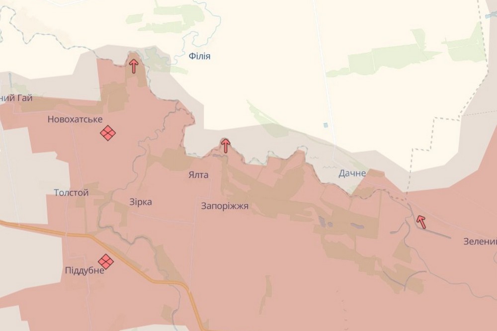 Ворог не контролює Дачне на Дніпропетровщині, але націлився на Філію – DeepState