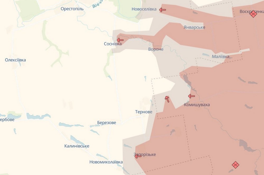 Обстановка на фронті 7 вересня: ворог просунувся на Дніпропетровщині, Сумщині, Донеччині і Луганщині