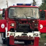 Гасили пожежу, аж тут прилетів