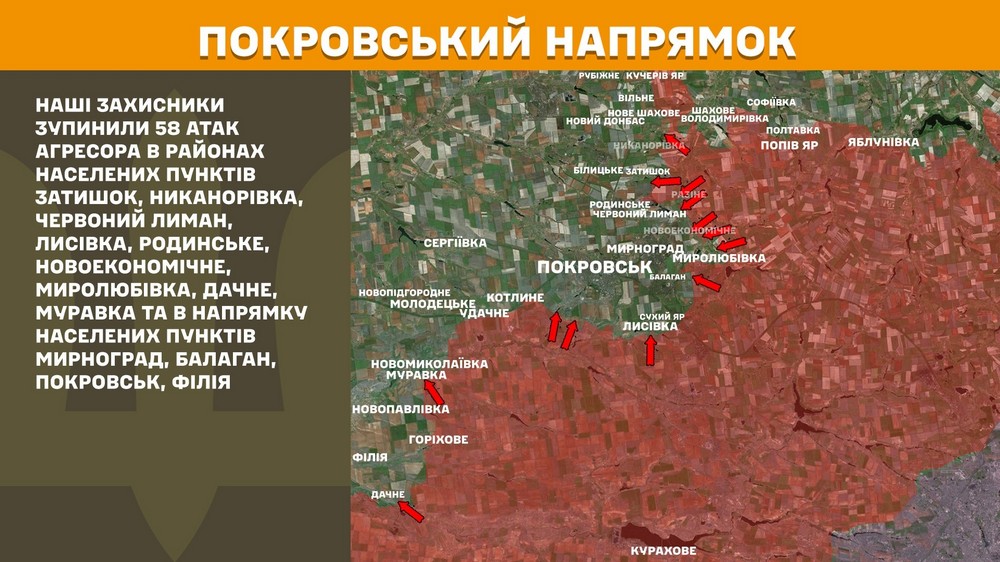 Обстановка на фронті 9 жовтня: нові напрямки, велика кількість боєзіткнень, ворог втратив 1020 солдатів за добу